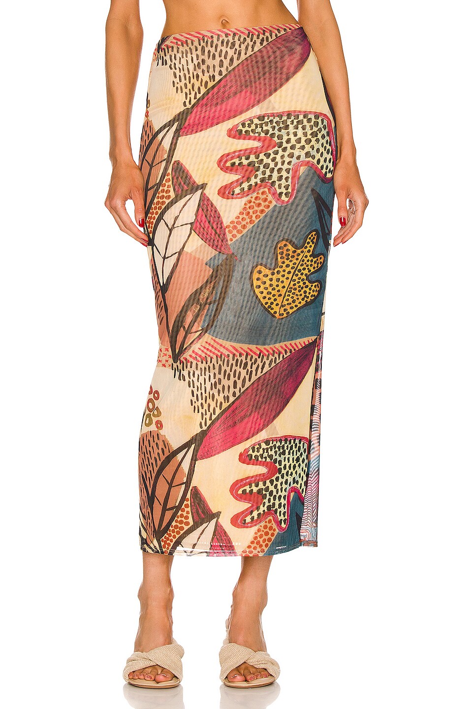 Image 1 of Alexis Rosiers Midi Skirt in Desert