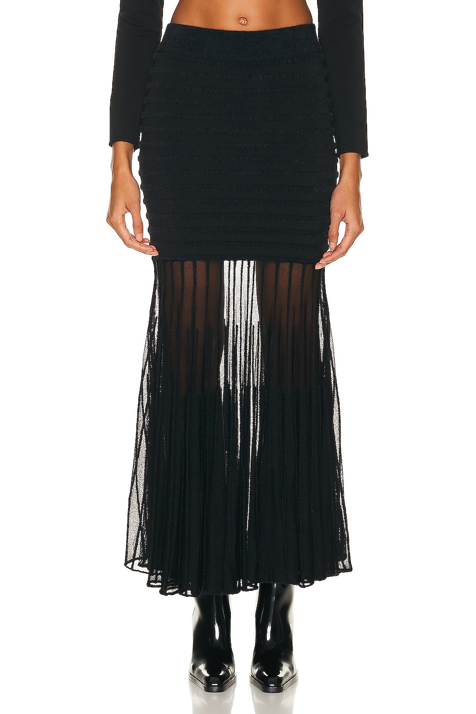 Image 1 of Alexis Franki Skirt in Noir