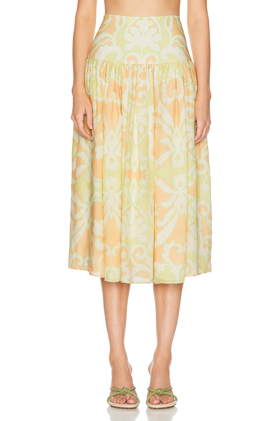 Image 1 of Alexis Maeve Skirt in Melon Vine