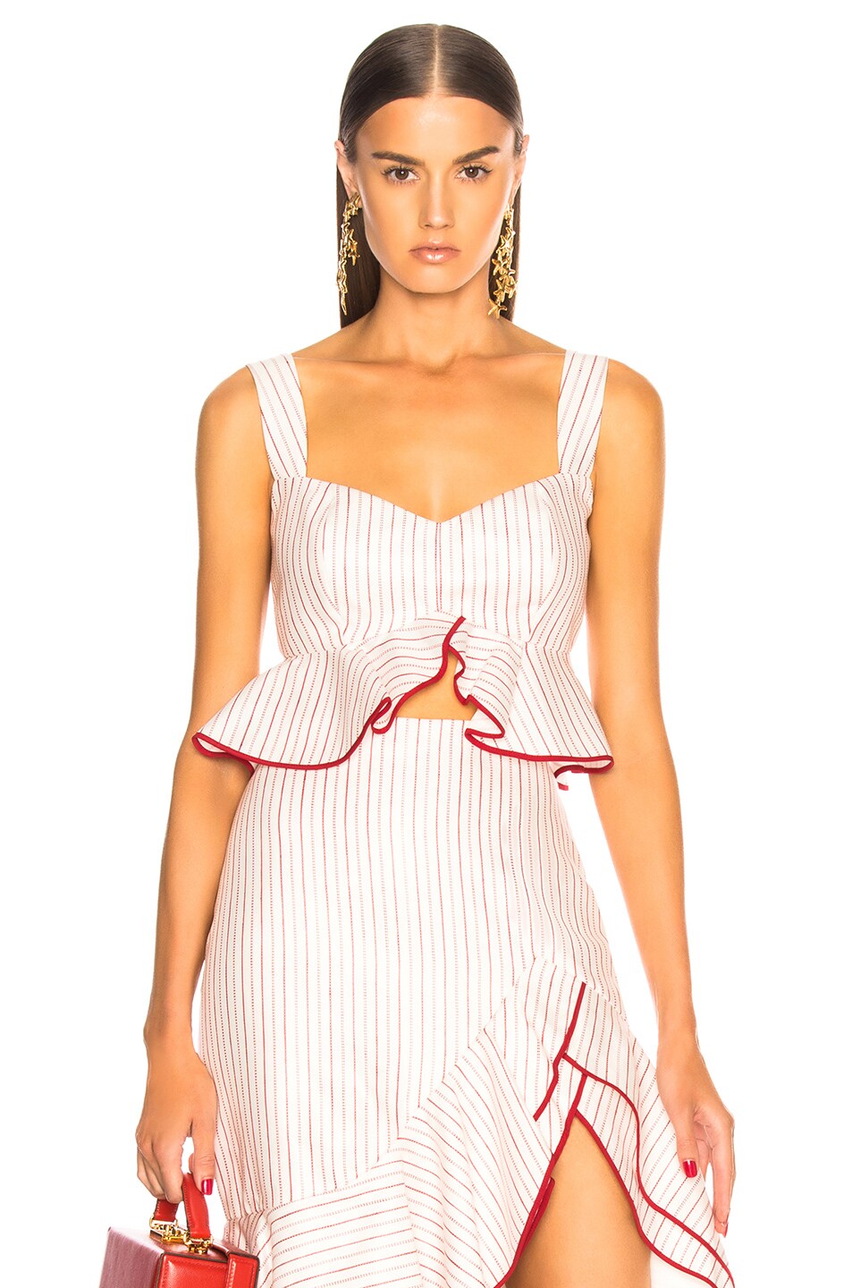 Image 1 of Alexis Iman Top in Rouge Stripes