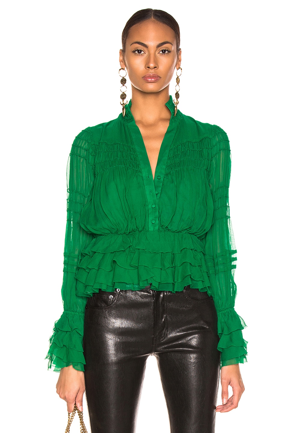 Image 1 of Alexis Eleni Top in Green