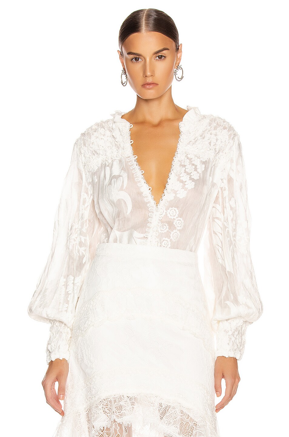 Image 1 of Alexis Bismarck Top in White