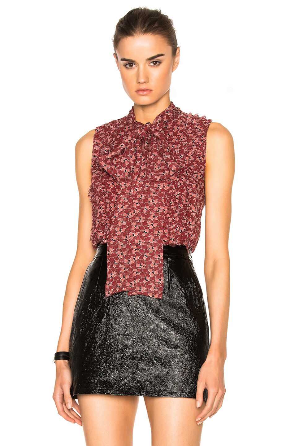 Image 1 of Alexis Louis Top in Rust Floral