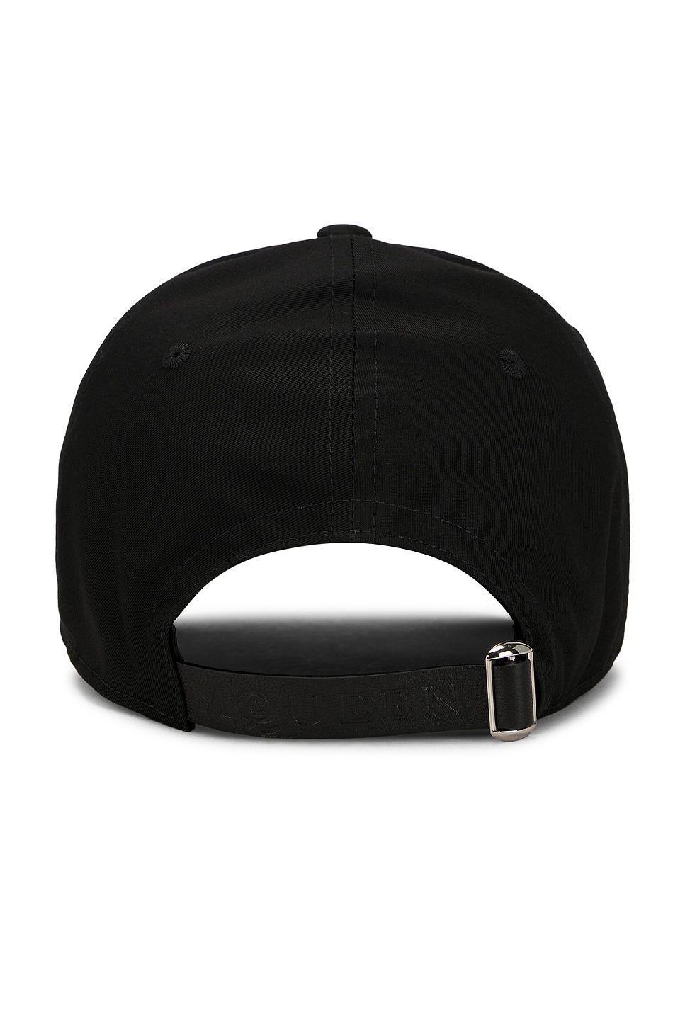 Alexander Mcqueen Two-tone Embroidered Logo Baseball Hat In Blue