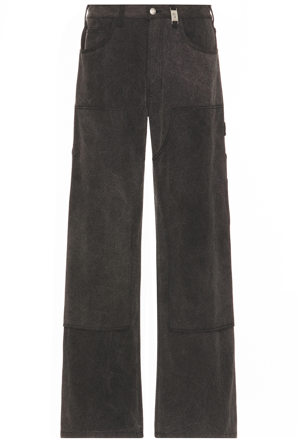 Image 1 of Alexander McQueen Carpenter Denim Trousers in Washed Charcoal