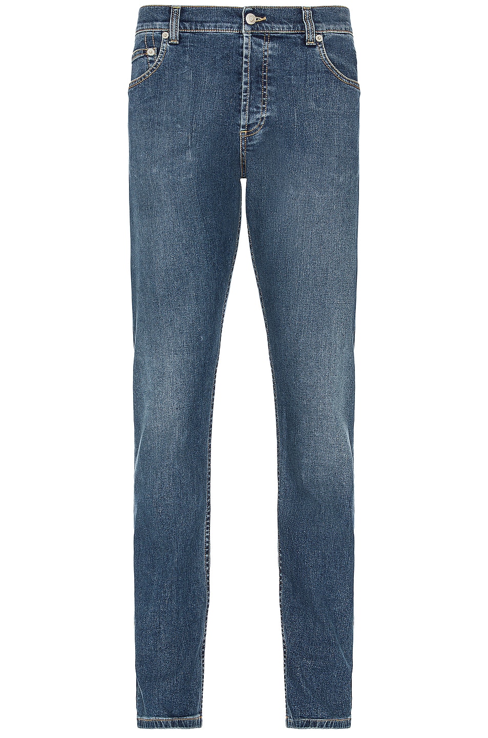 Image 1 of Alexander McQueen Denim Pant in Blue Washed