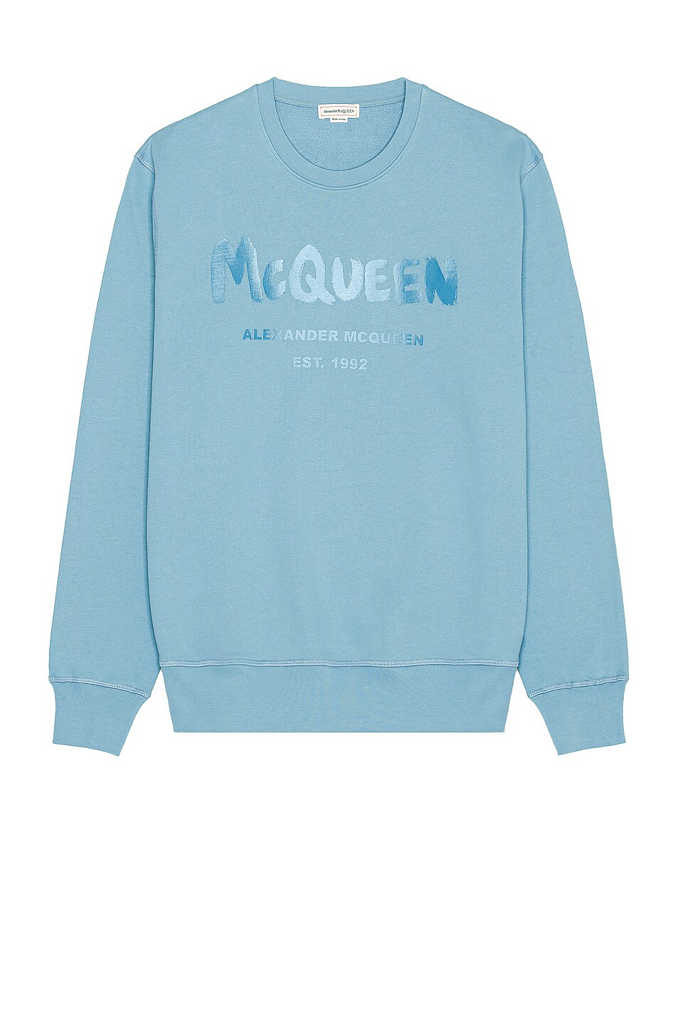 Image 1 of Alexander McQueen Sweatshirt in Sky Blue