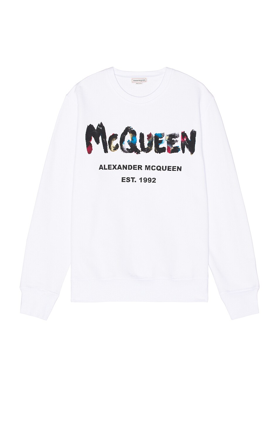 Image 1 of Alexander McQueen Sweatshirt in White & Mix
