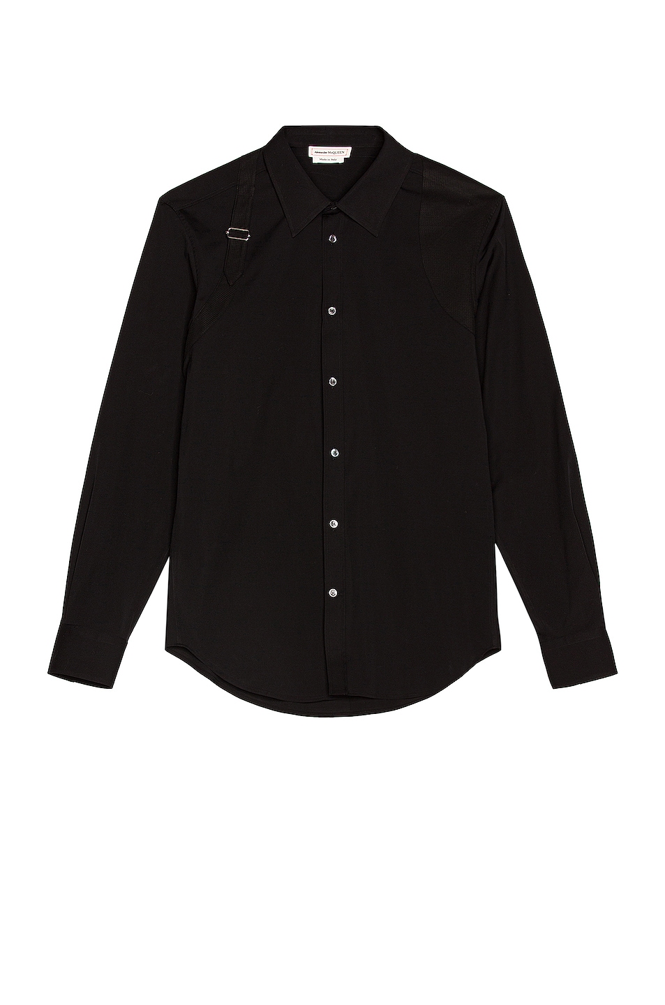 Image 1 of Alexander McQueen Long Sleeve Shirt in Black