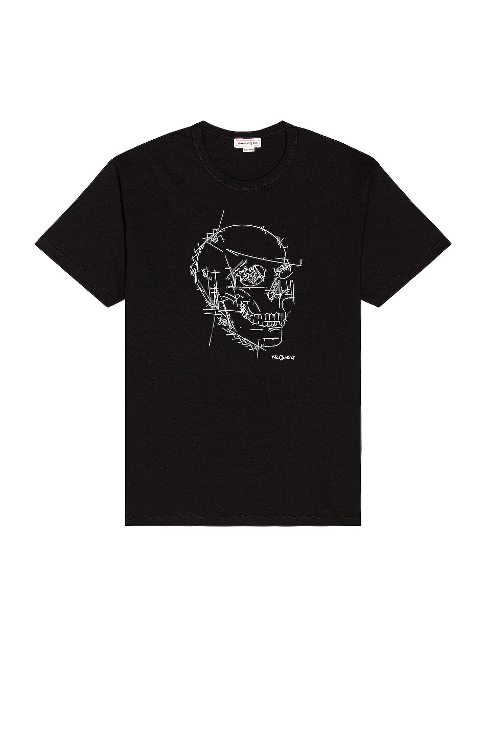 Image 1 of Alexander McQueen Skull Print T-Shirt in Black