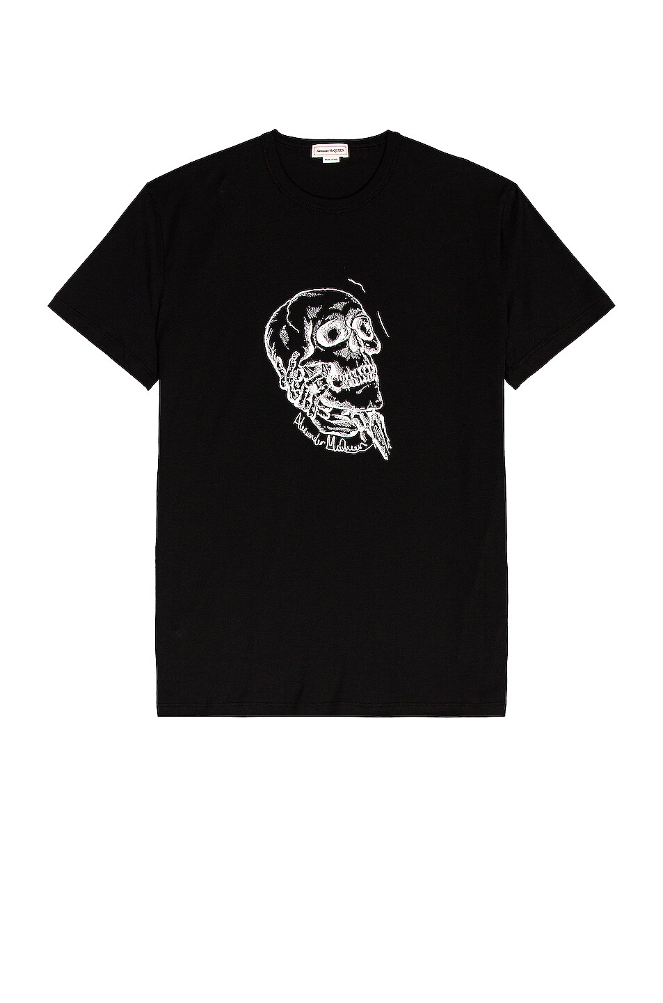 Image 1 of Alexander McQueen Skull Print T-Shirt in Black & White