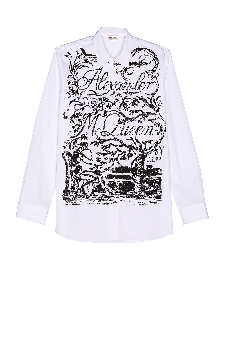 Image 1 of Alexander McQueen Shirt in White & Black