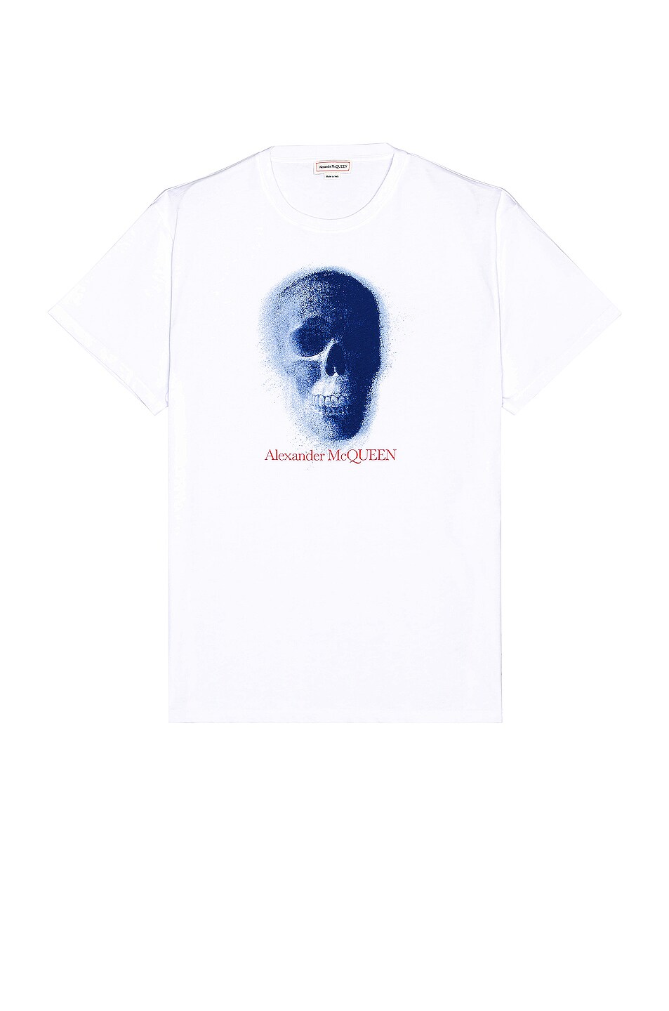 Image 1 of Alexander McQueen T-Shirt in White & Blue