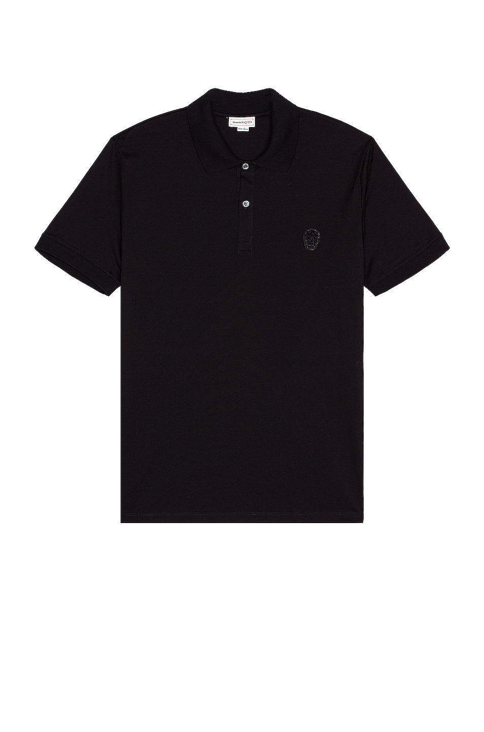 Image 1 of Alexander McQueen Polo Pullover in Black