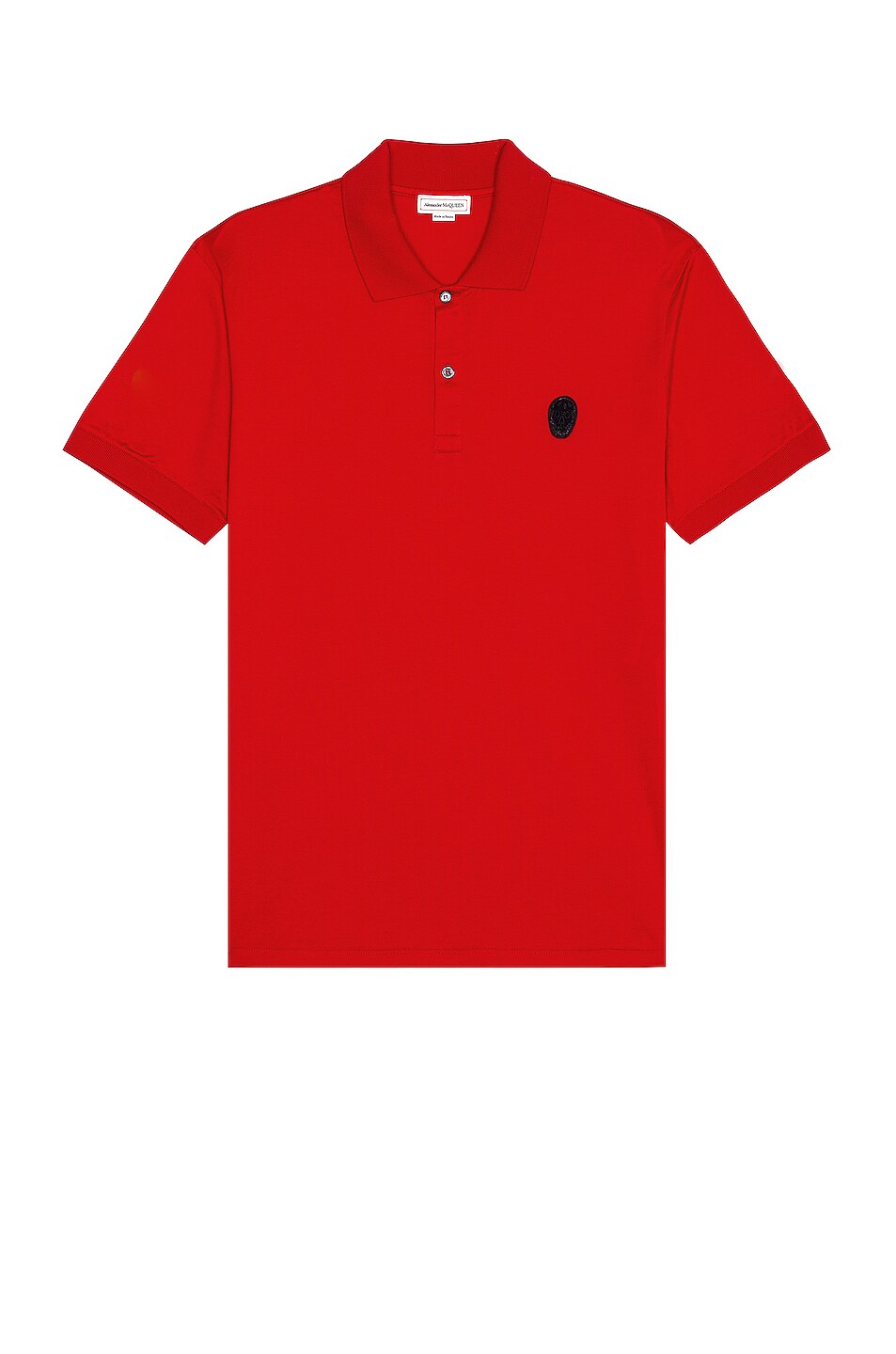 Image 1 of Alexander McQueen Polo Pullover in Lust Red