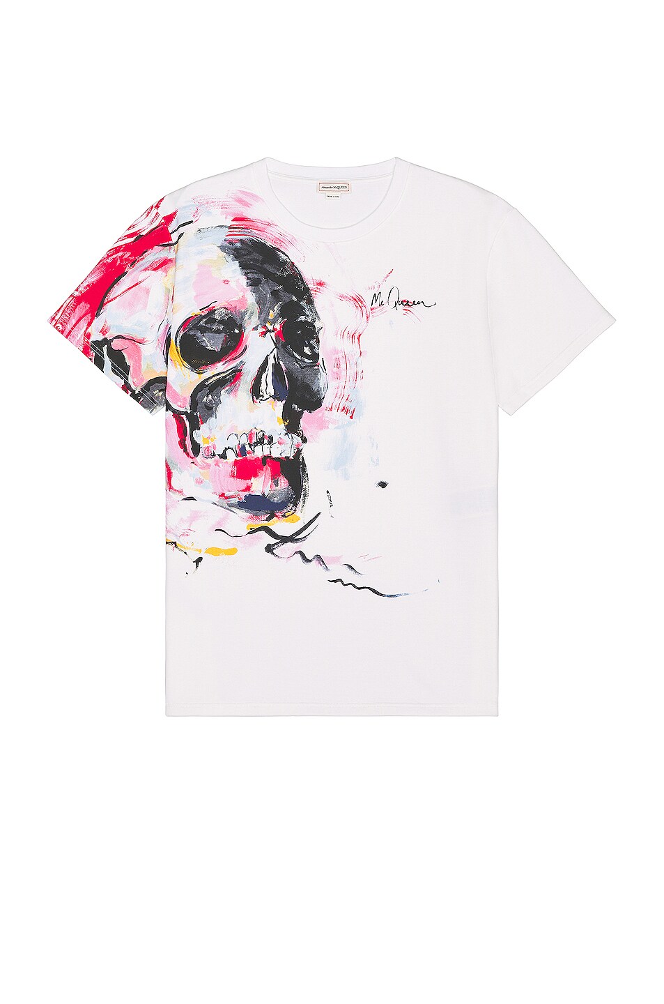 Image 1 of Alexander McQueen T-Shirt in White & Mix