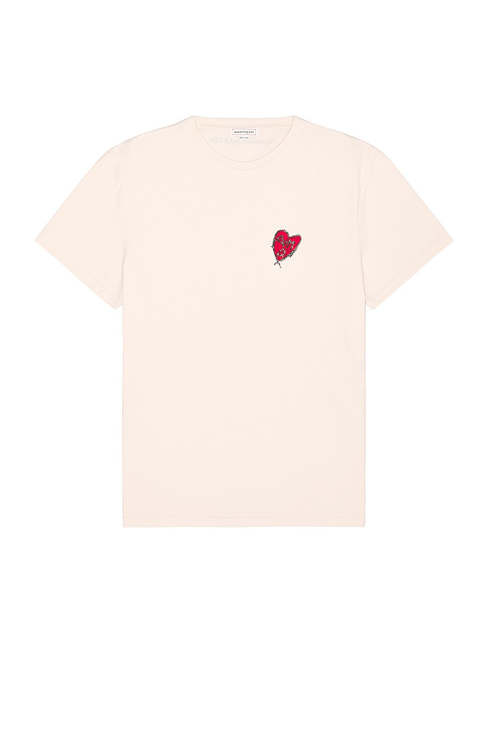 Image 1 of Alexander McQueen T-Shirt in Courtney Pink & Mix