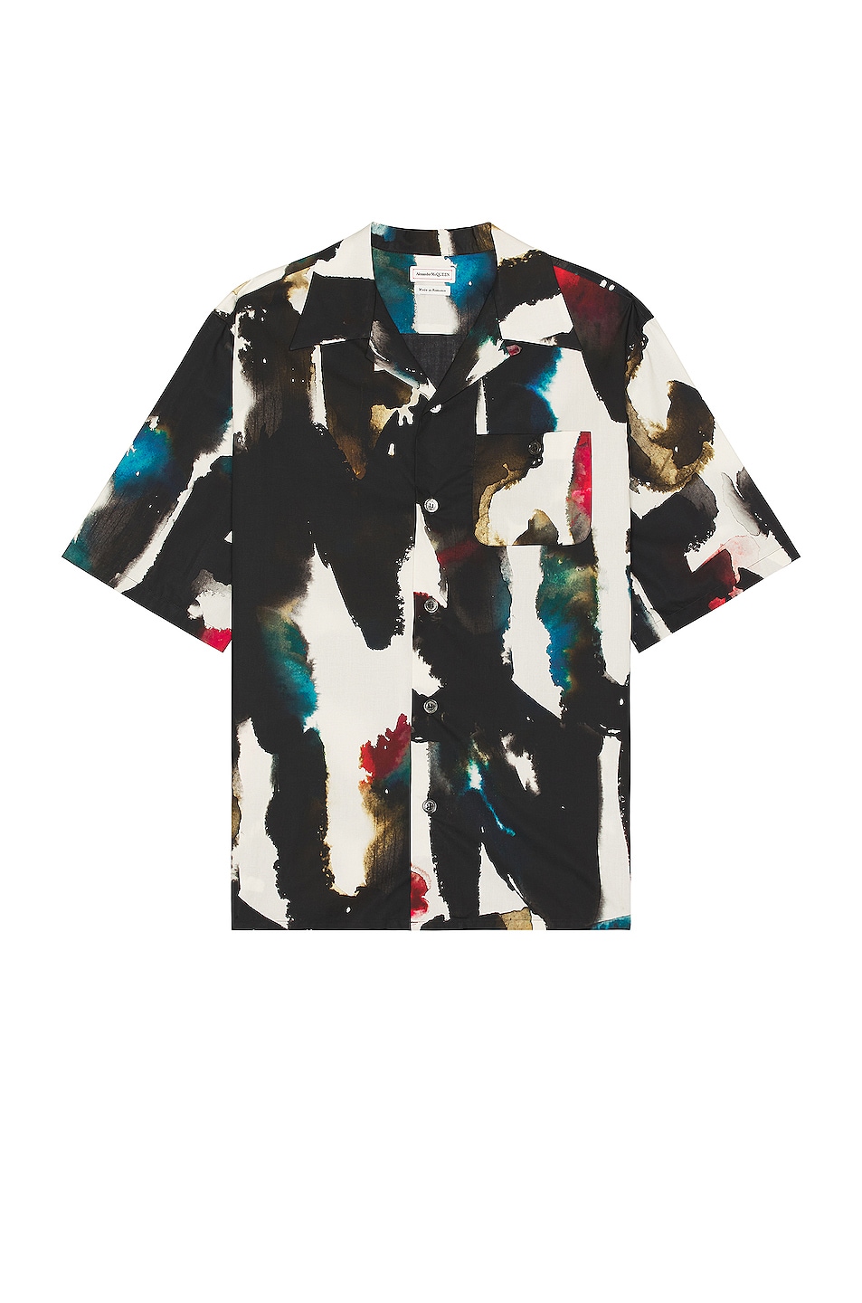 Image 1 of Alexander McQueen Hawaiian Shirt in Mix Color