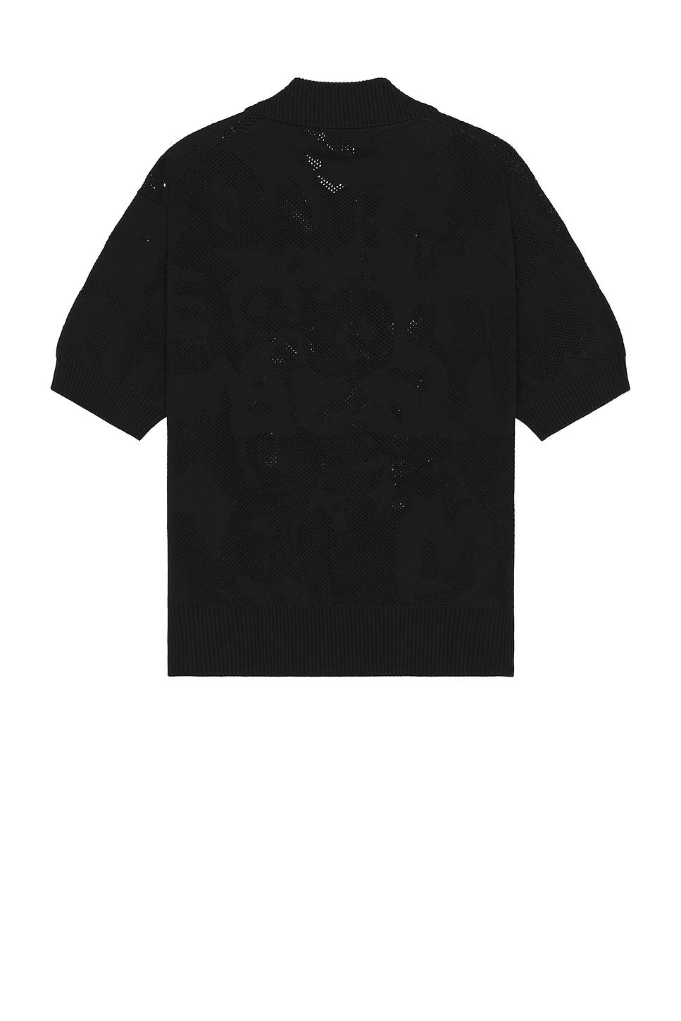 Shop Alexander Mcqueen Short Sleeve Polo In Black