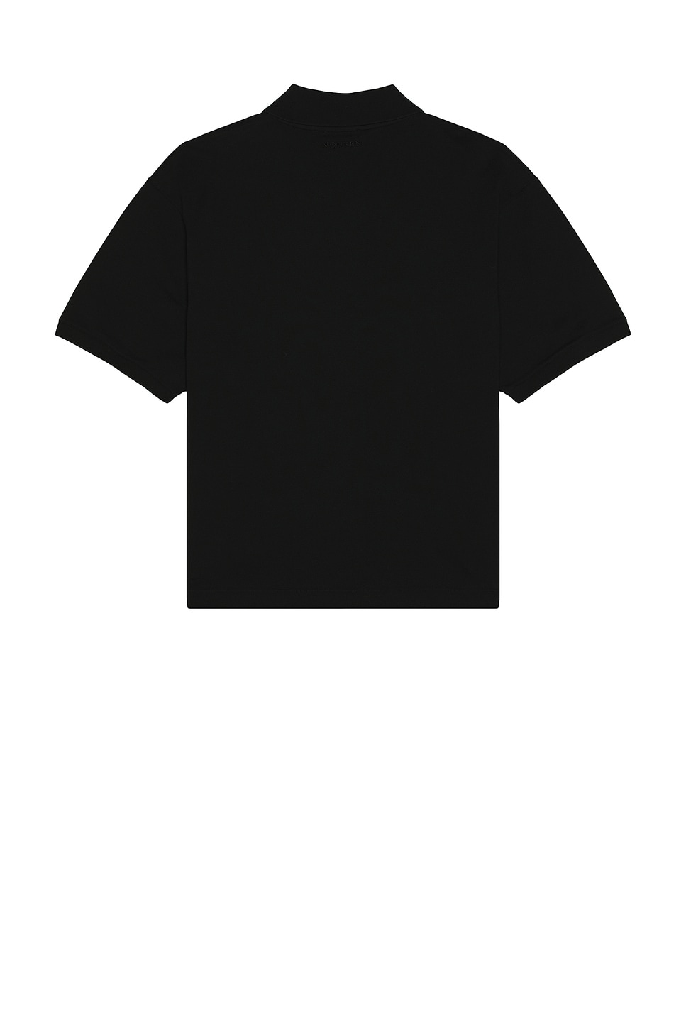 Alexander Mcqueen Polo Shirt "ceremonial Boxy" In Black