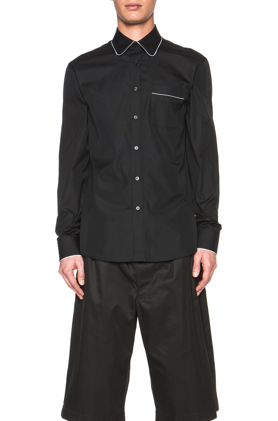 Image 1 of Alexander McQueen Button Down Shirt in Black