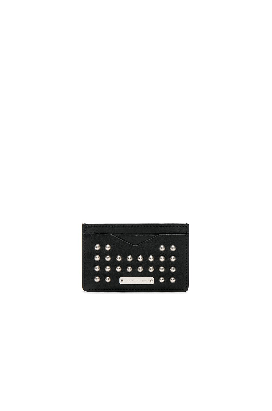 Image 1 of Alexander McQueen Studded Cardholder in Black