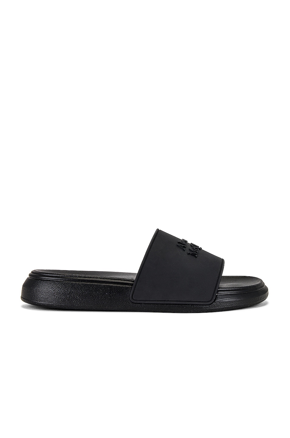 Image 1 of Alexander McQueen Slider Sandal in Black