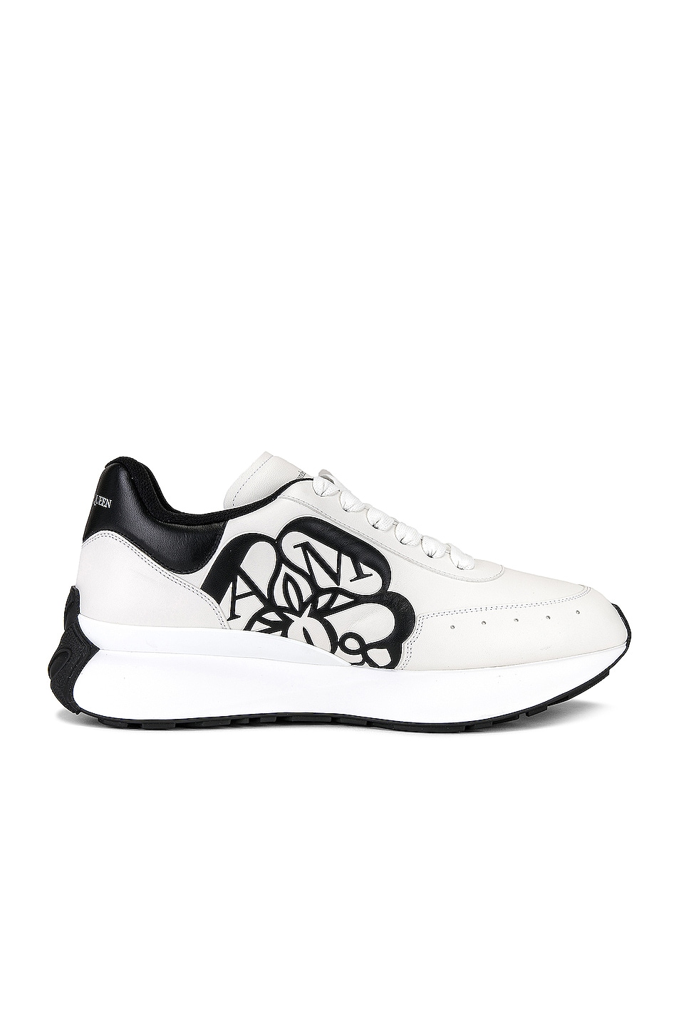 Image 1 of Alexander McQueen Sneaker in White & Black