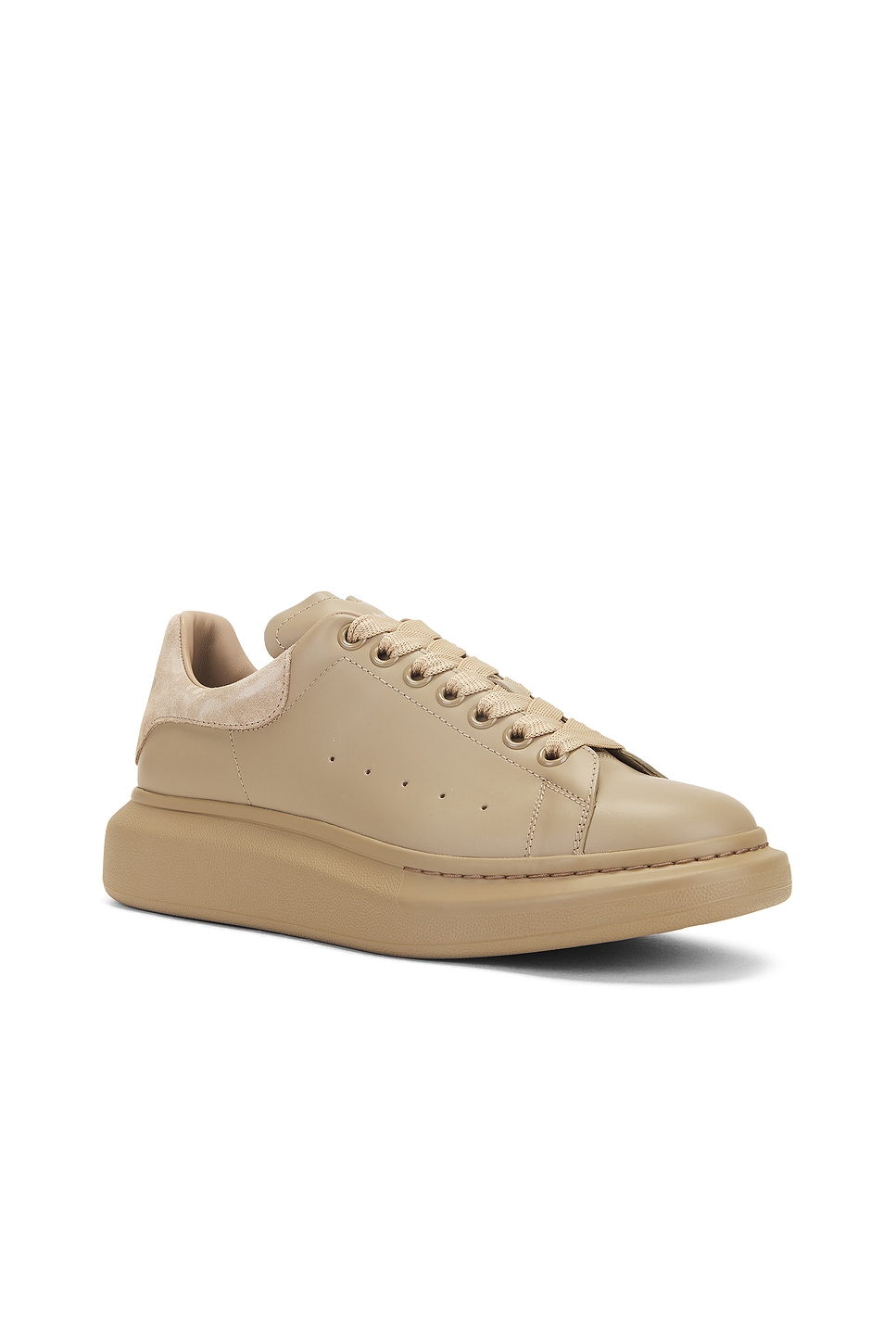 Shop Alexander Mcqueen Oversized Sneaker In Stone