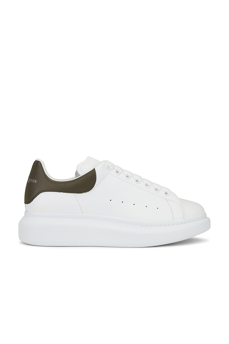 Image 1 of McQueen Oversized Sneaker in Off White & Khaki