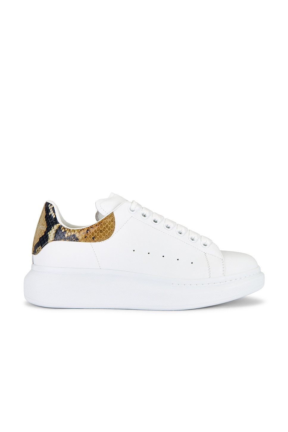 Image 1 of McQueen Oversized Sneaker in White & Multicolor