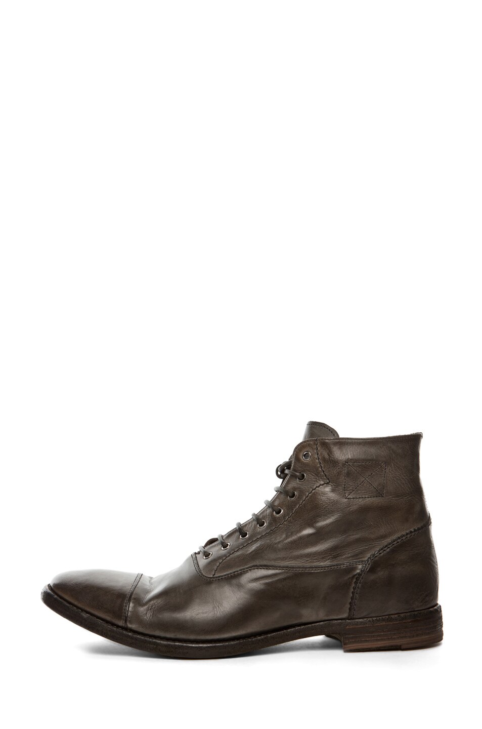 Image 1 of Alexander McQueen Dyed Texas Boot in Lead