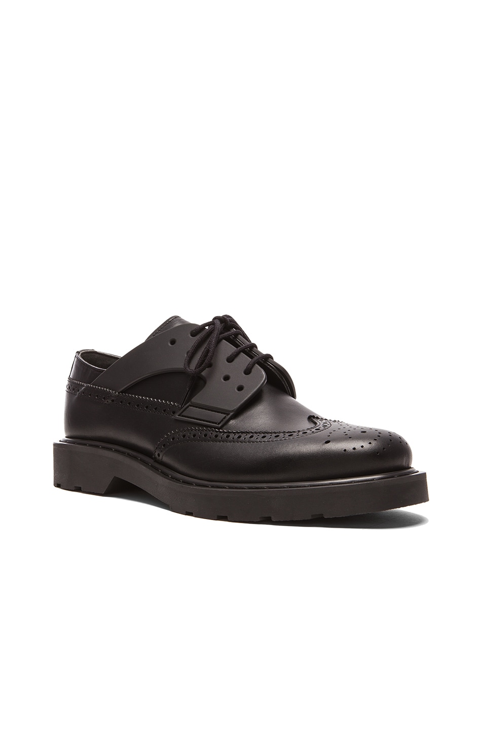 Image 1 of Alexander McQueen Leather Harness Dress Shoe in Black