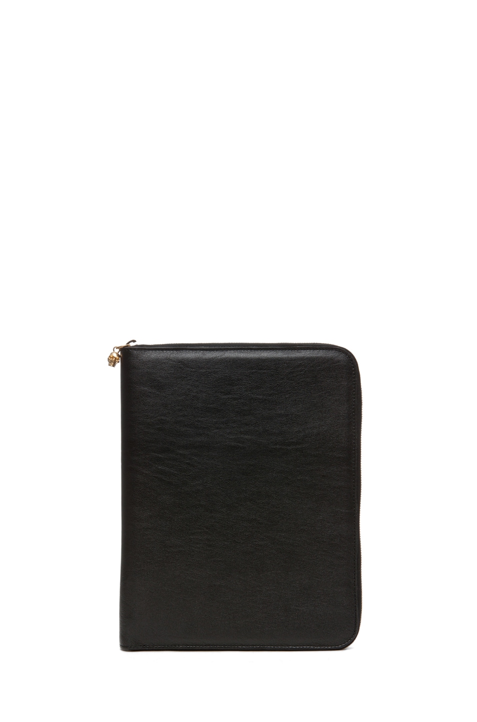 Image 1 of Alexander McQueen Zip Around iPad Case in Black