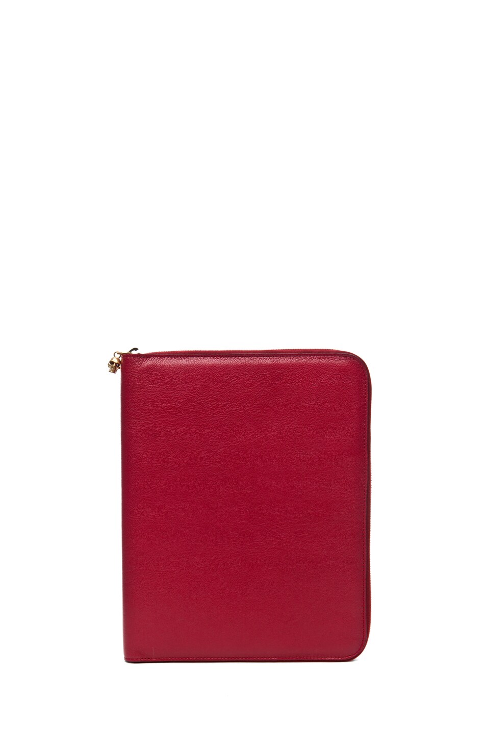 Image 1 of Alexander McQueen Zip Around iPad Case in Cherry