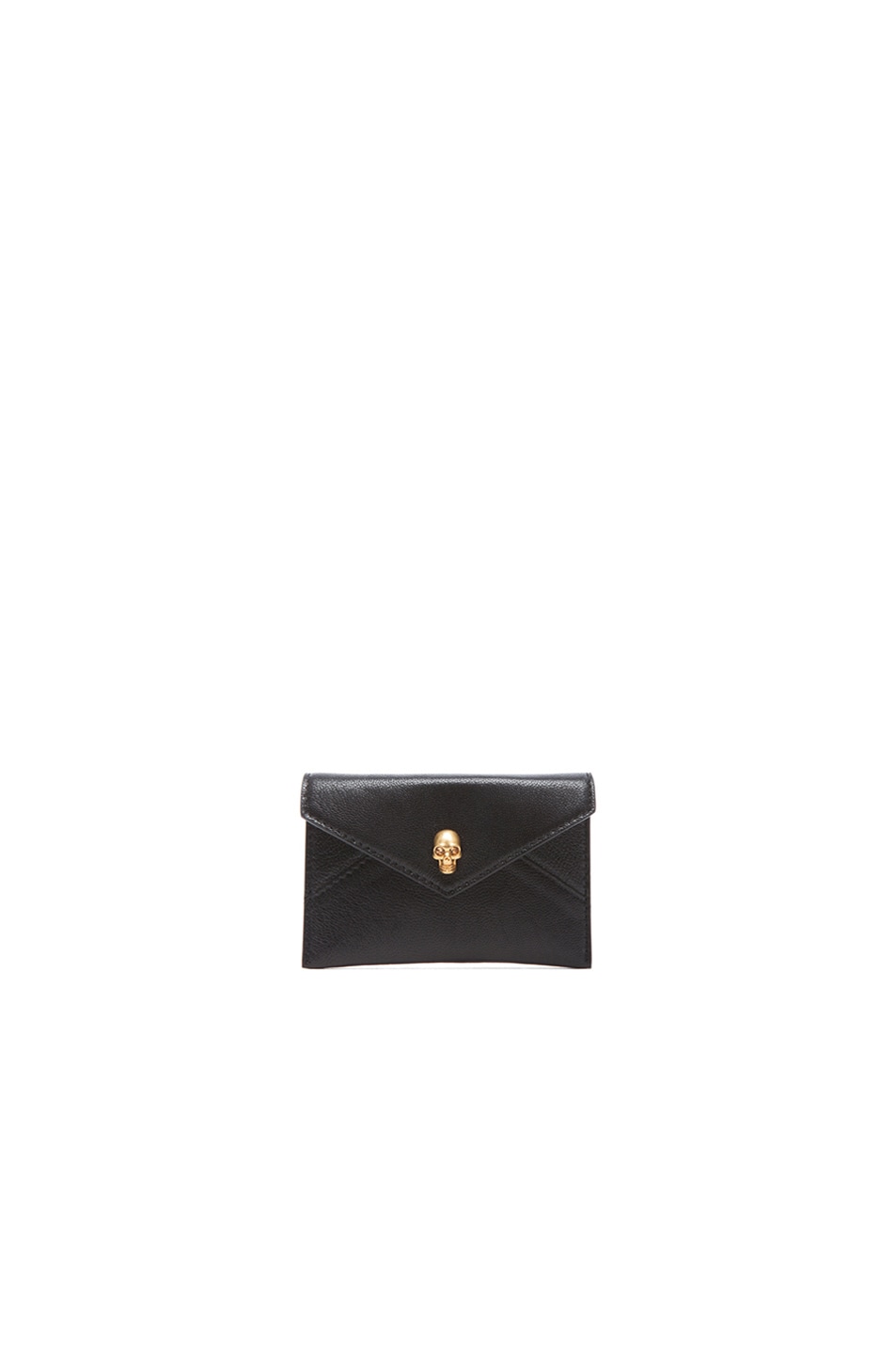 Image 1 of Alexander McQueen Envelope Card Holder in Black