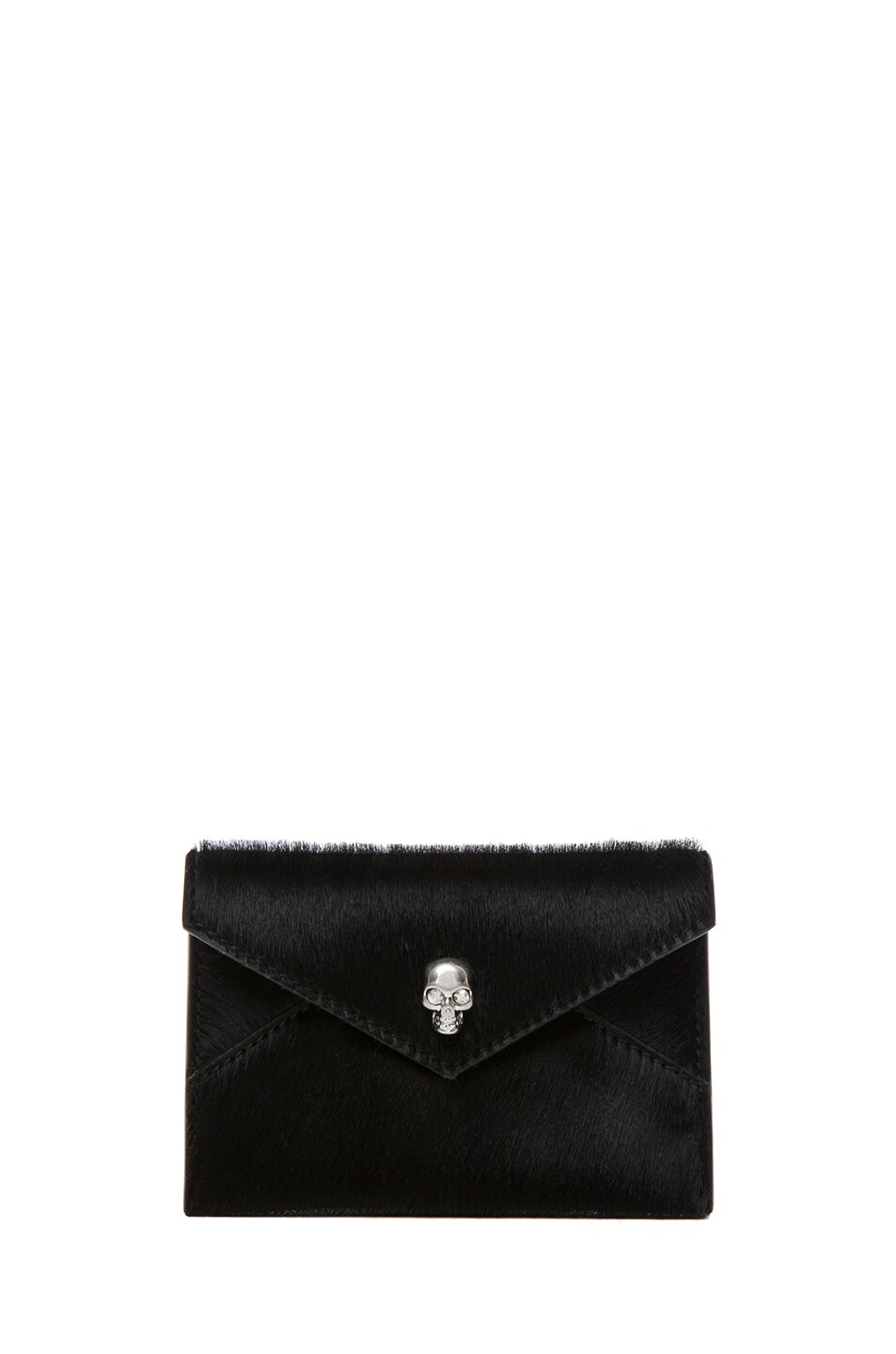 Image 1 of Alexander McQueen Envelope Card Holder in Black