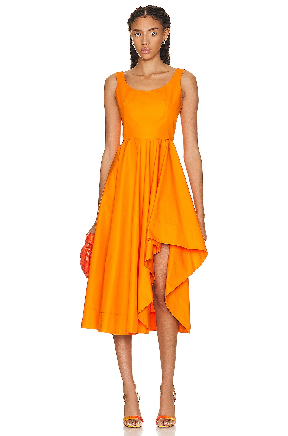 Image 1 of Alexander McQueen Day Dress in Sunset Orange