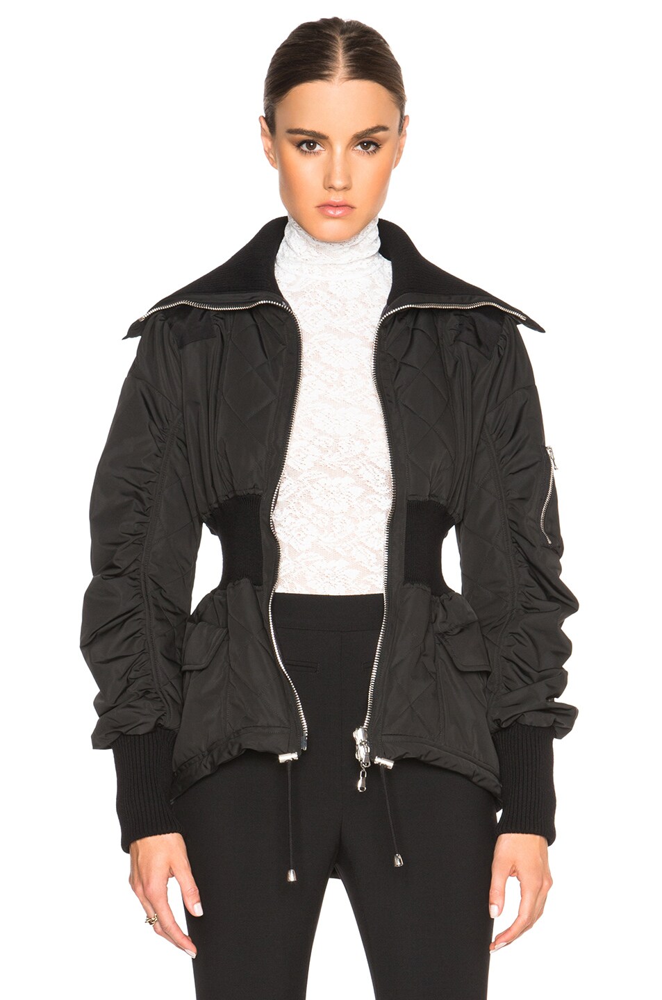 Image 1 of Alexander McQueen Light Nylon Jacket in Black