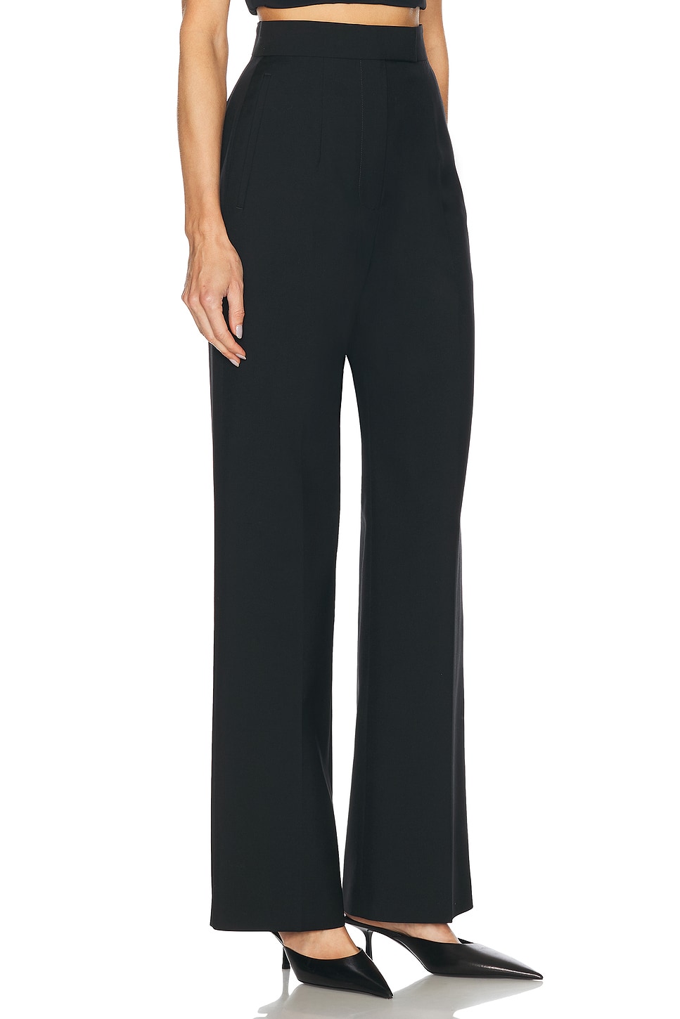 Alexander Mcqueen Wool Gabardine Trouser