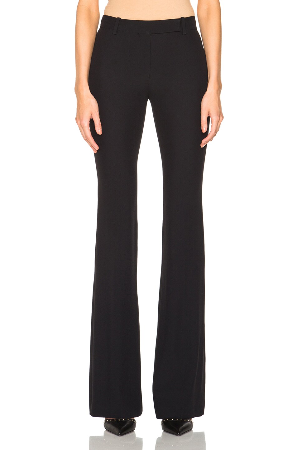 Image 1 of Alexander McQueen Narrow Bootcut Trousers in Black