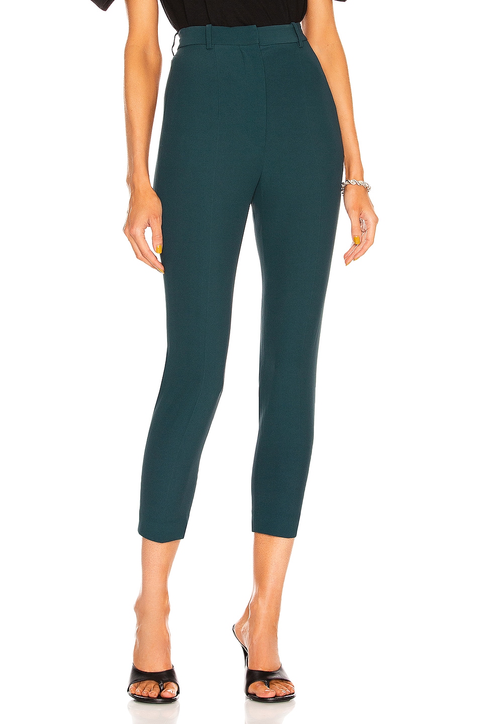 Image 1 of Alexander McQueen Tailored Pant in Forest Green