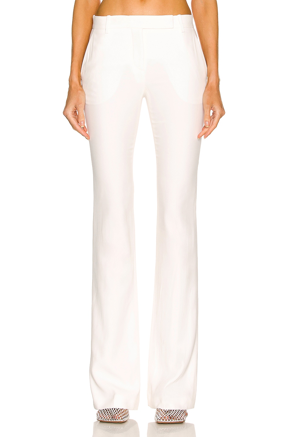 Image 1 of Alexander McQueen Tailored Pant in Light Ivory