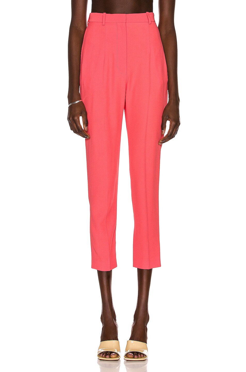 Image 1 of Alexander McQueen Tailored Pant in Coral