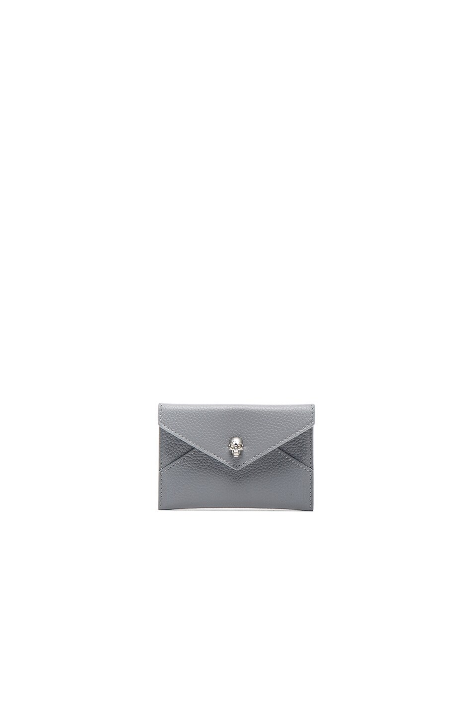 Image 1 of Alexander McQueen Envelope Card Holder in Grey Melange