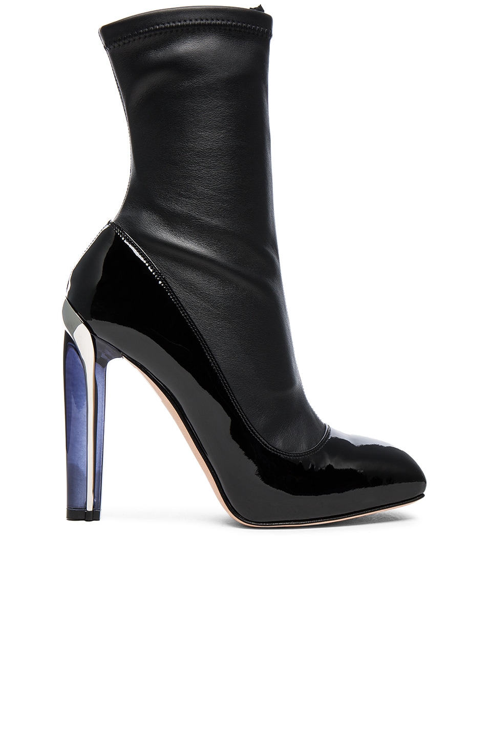 Image 1 of Alexander McQueen Leather Boots in Black