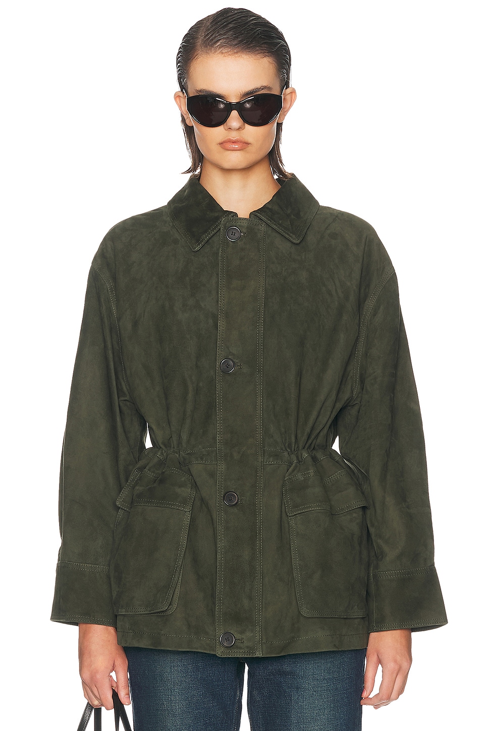 ARMA Maeve Lamb Suede Jacket