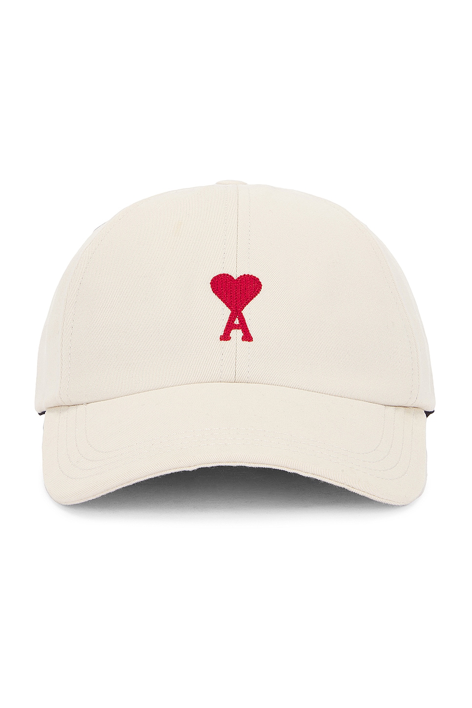 Red ADC Embroidery Cap in Cream
