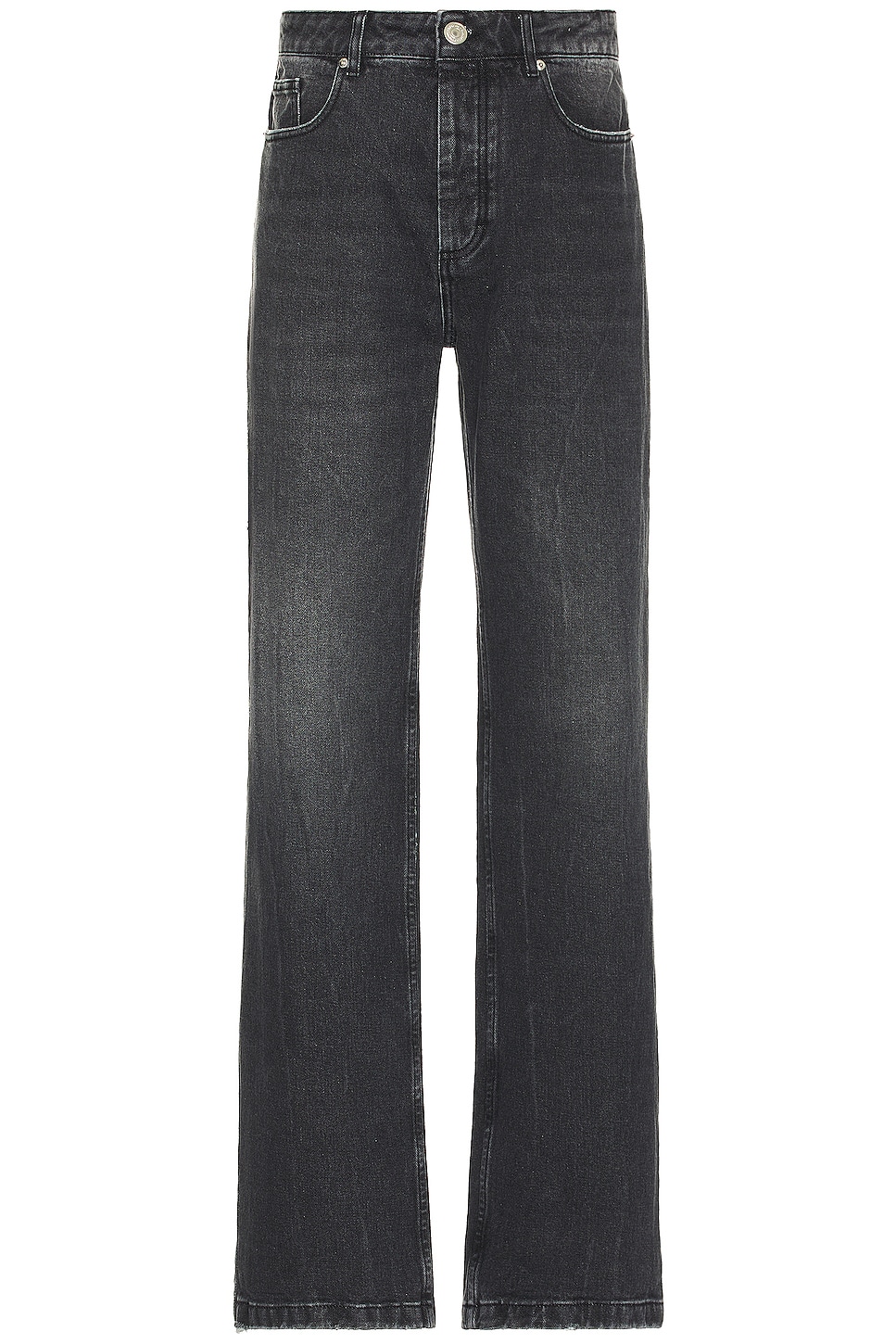 Image 1 of ami Straight Fit Jeans in Used Black