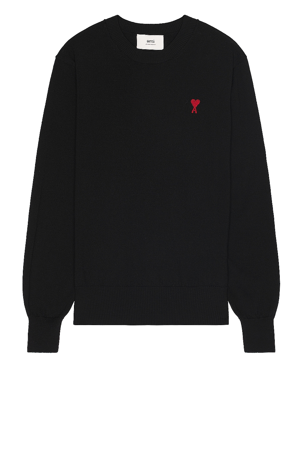 Image 1 of ami Red ADC Sweater in Black